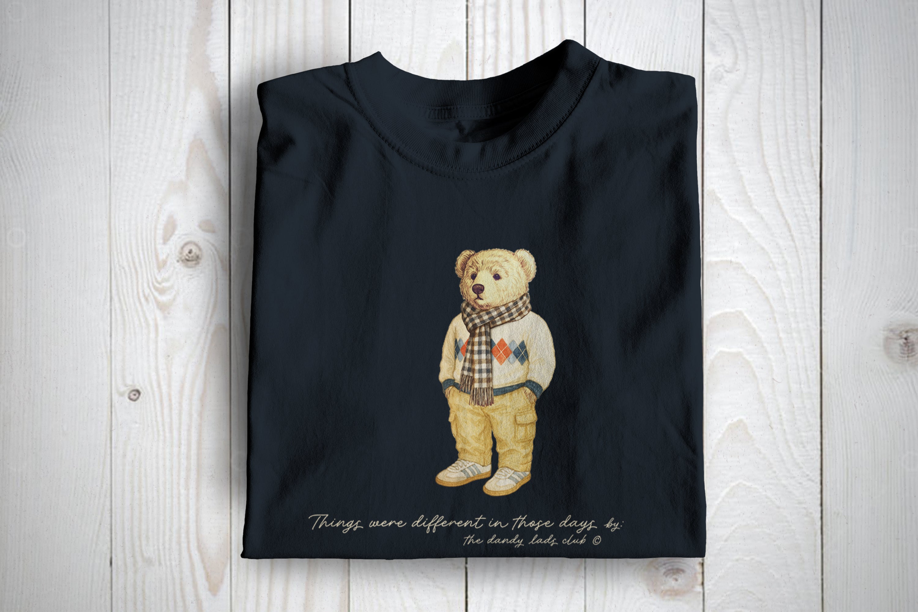 Chester, The Casual Bear, Lendl Edition. Football Casuals Awaydays T Shirt