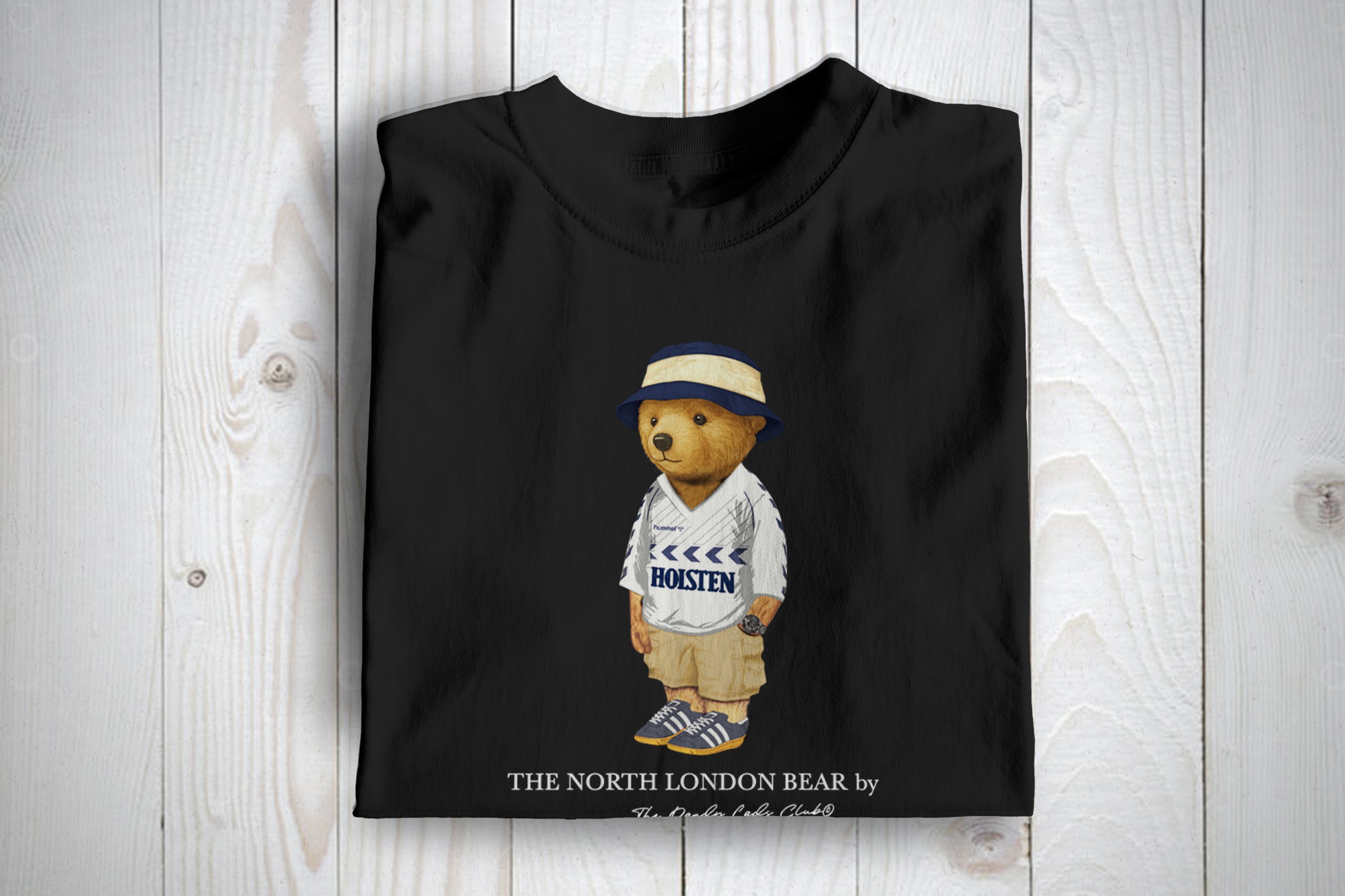 North London Bear Tottenham Themed Football Casuals Awaydays T Shirt