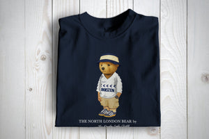 North London Bear Tottenham Themed Football Casuals Awaydays T Shirt