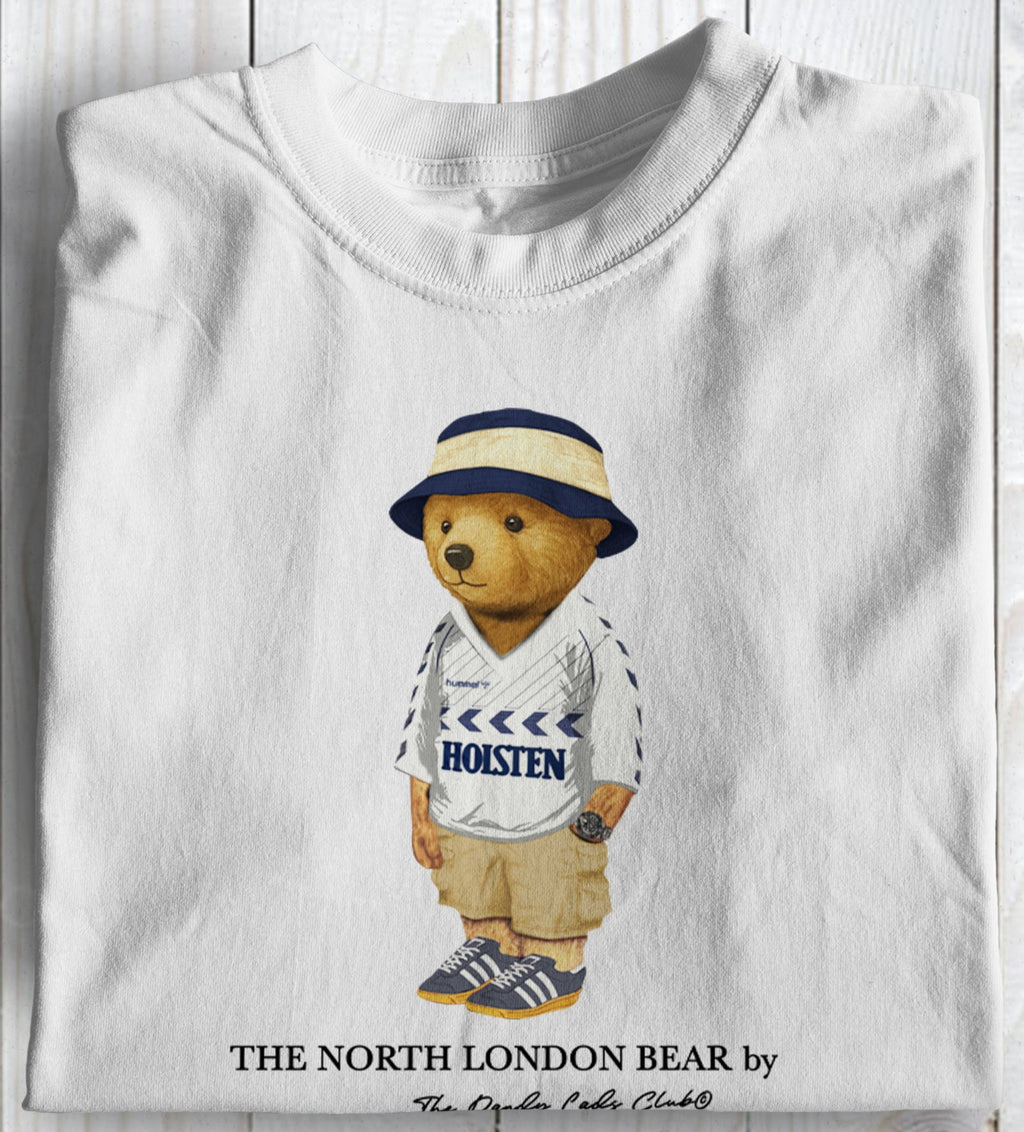 North London Bear Tottenham Themed Football Casuals Awaydays T Shirt