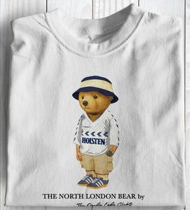 North London Bear Tottenham Themed Football Casuals Awaydays T Shirt