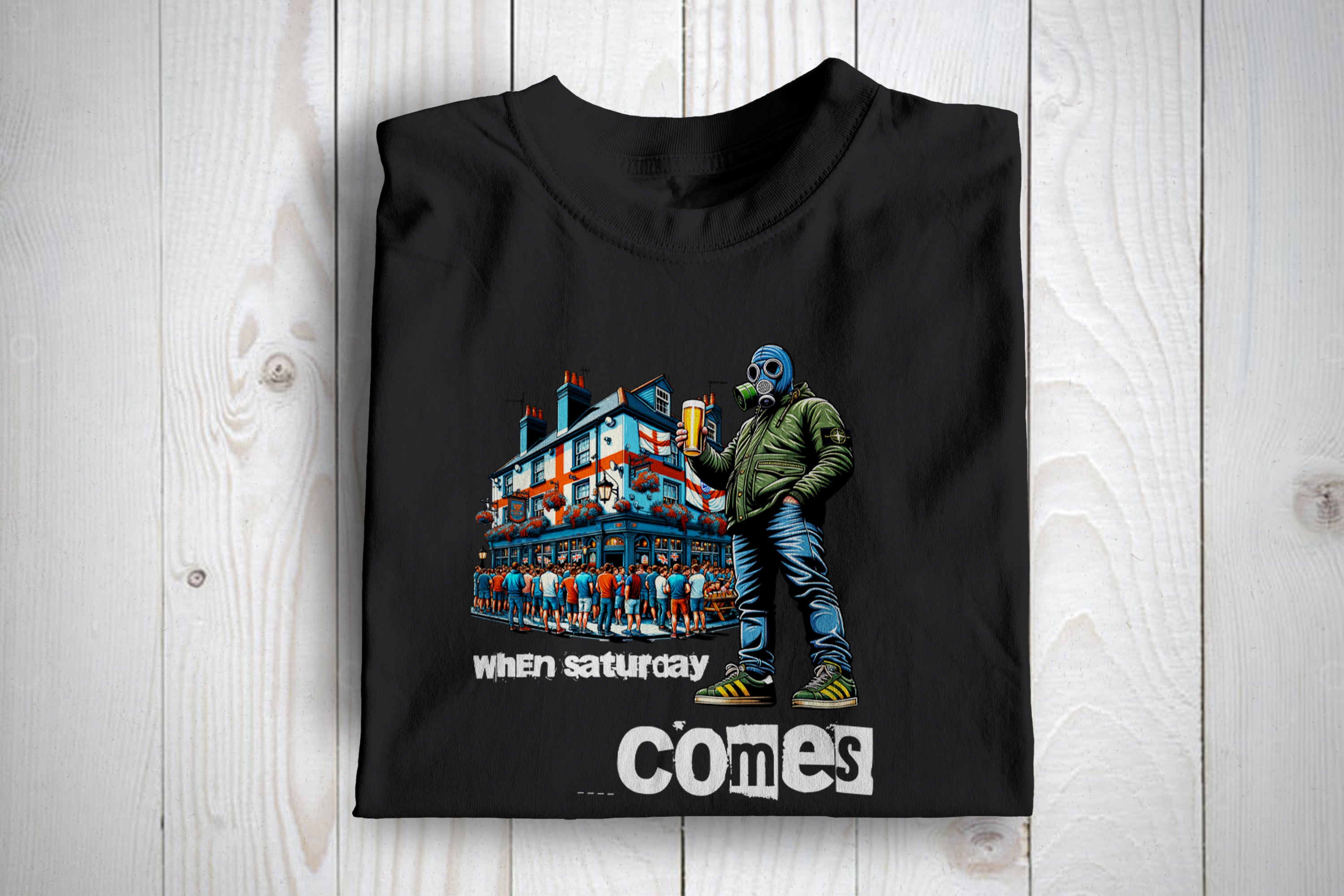 When Saturday Comes Football Casuals Awayday T Shirt