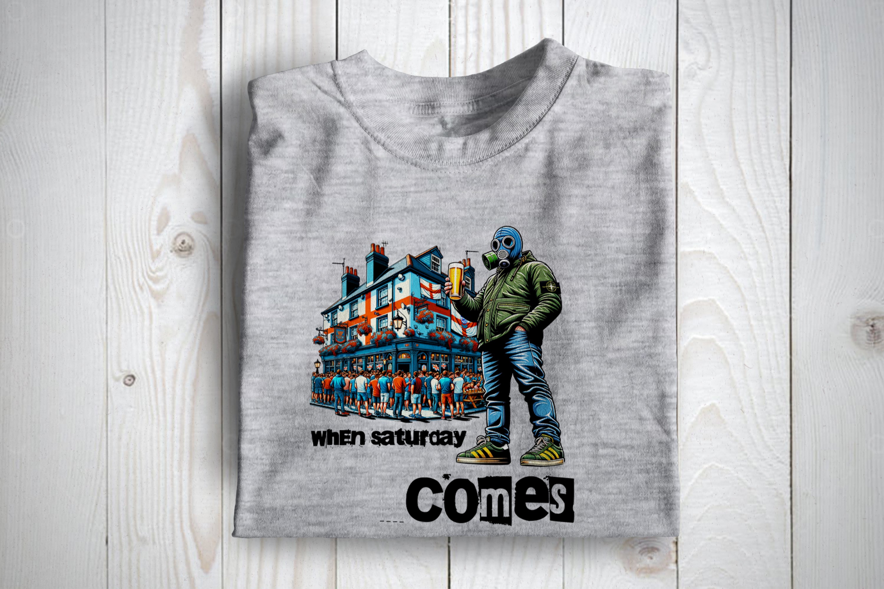 When Saturday Comes Football Casuals Awayday T Shirt