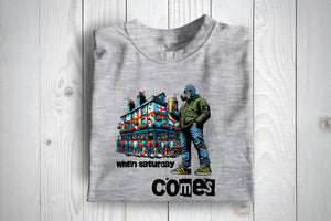 When Saturday Comes Football Casuals Awayday T Shirt