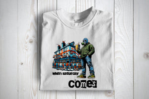 When Saturday Comes Football Casuals Awayday T Shirt