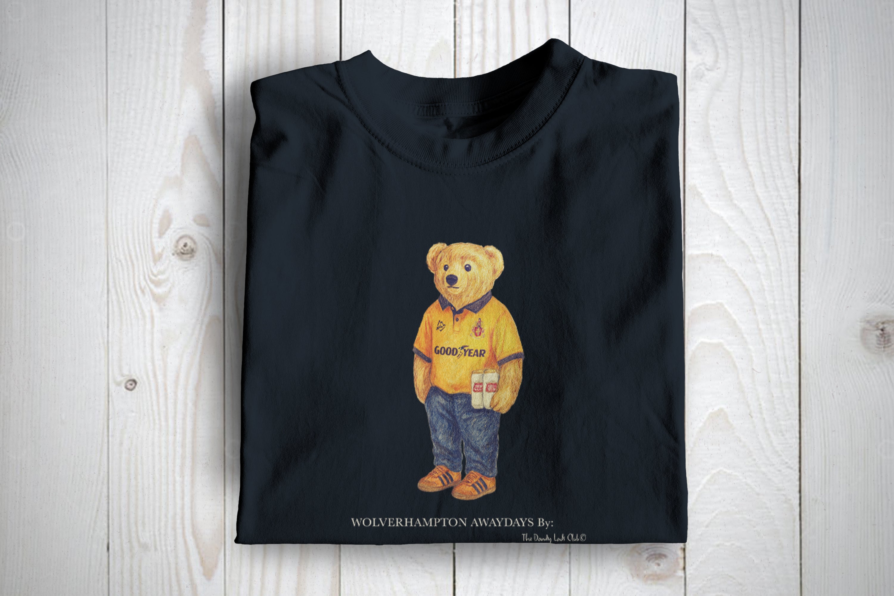 Wolverhampton Awaydays Bear Football Casuals Awaydays T Shirt