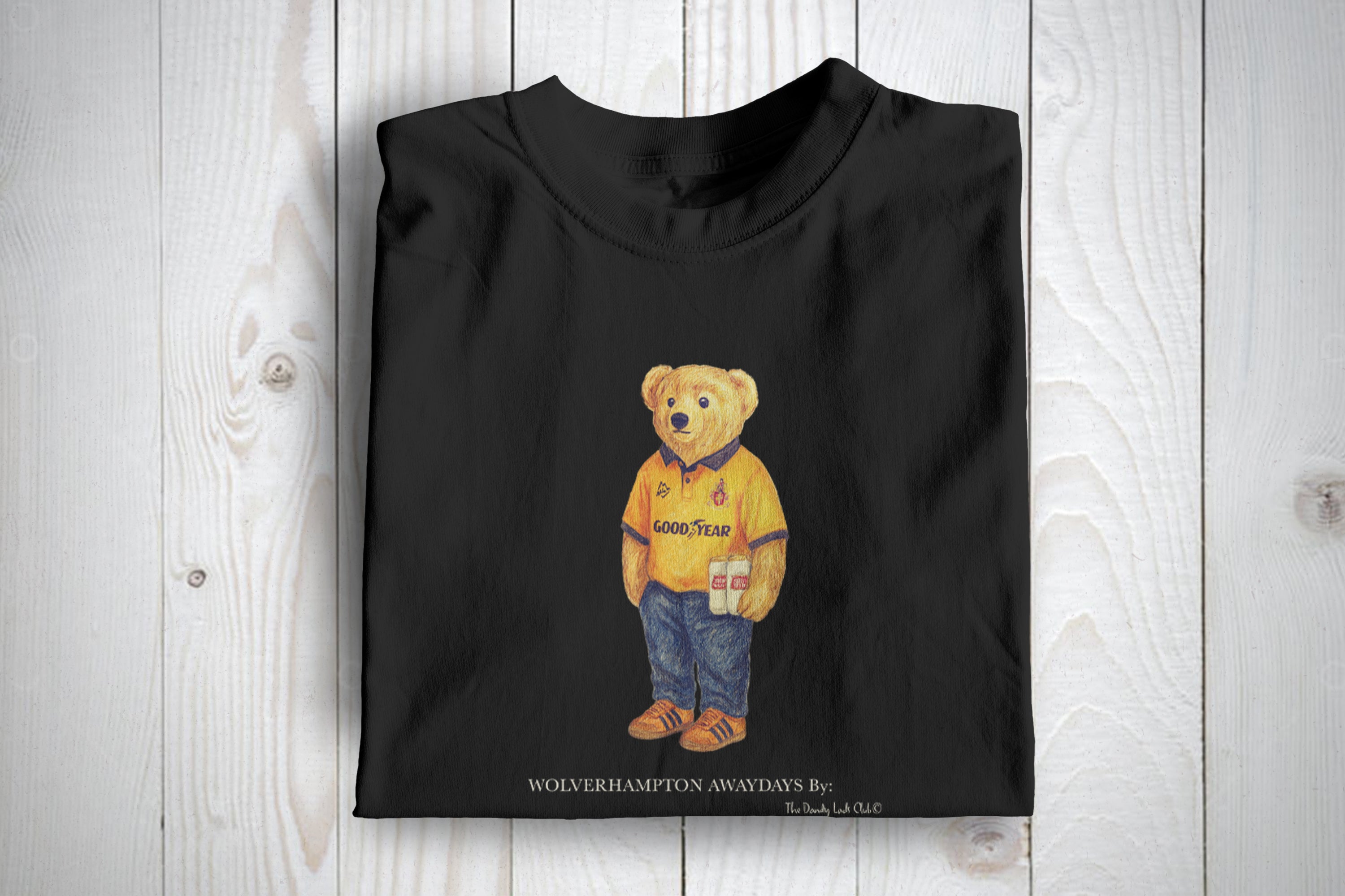 Wolverhampton Awaydays Bear Football Casuals Awaydays T Shirt