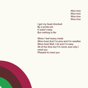 SONG 2 Blur Themed Swiss Design Fine Art Print