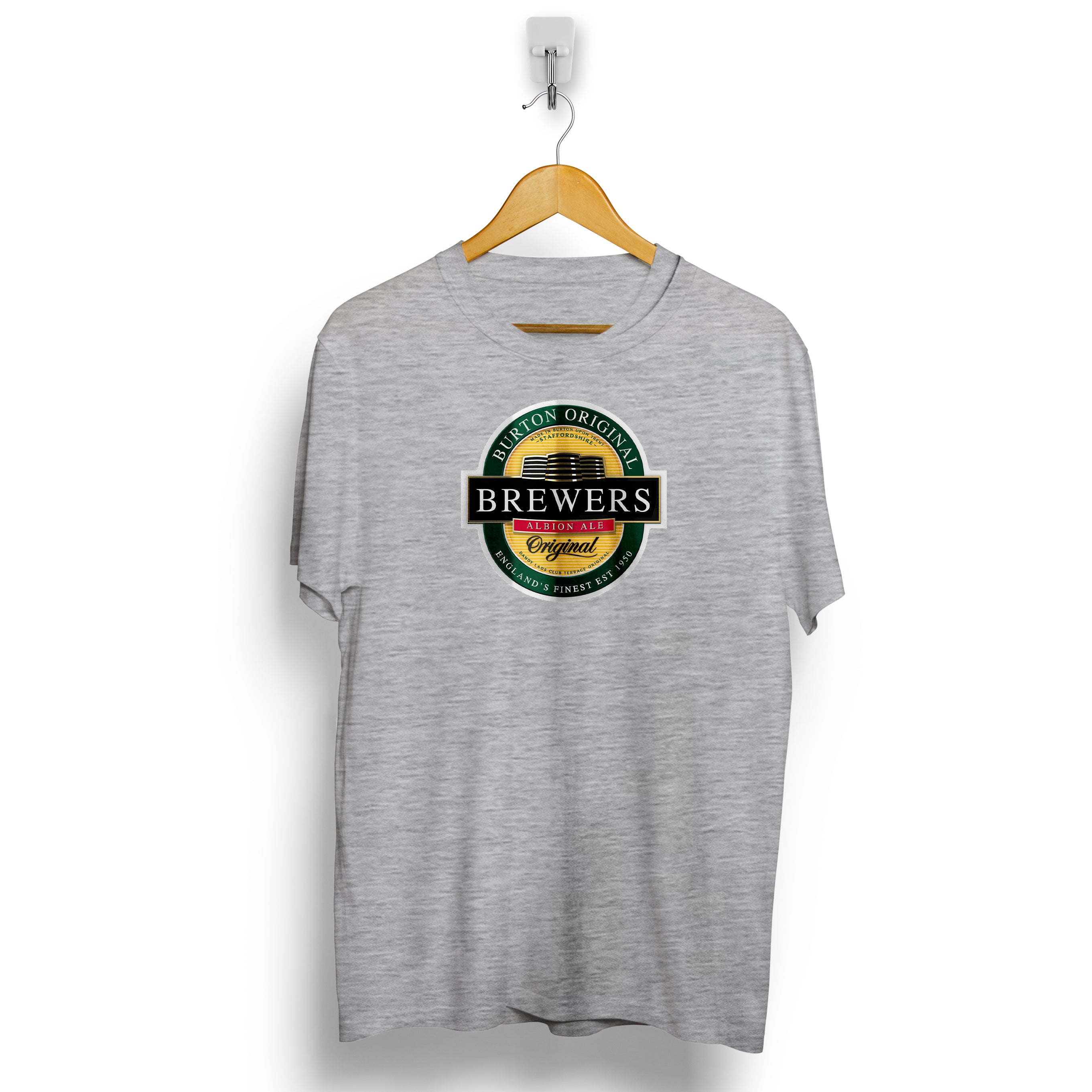 Burton Albion Inspired Brewers Beer Mat Football Awaydays T Shirt