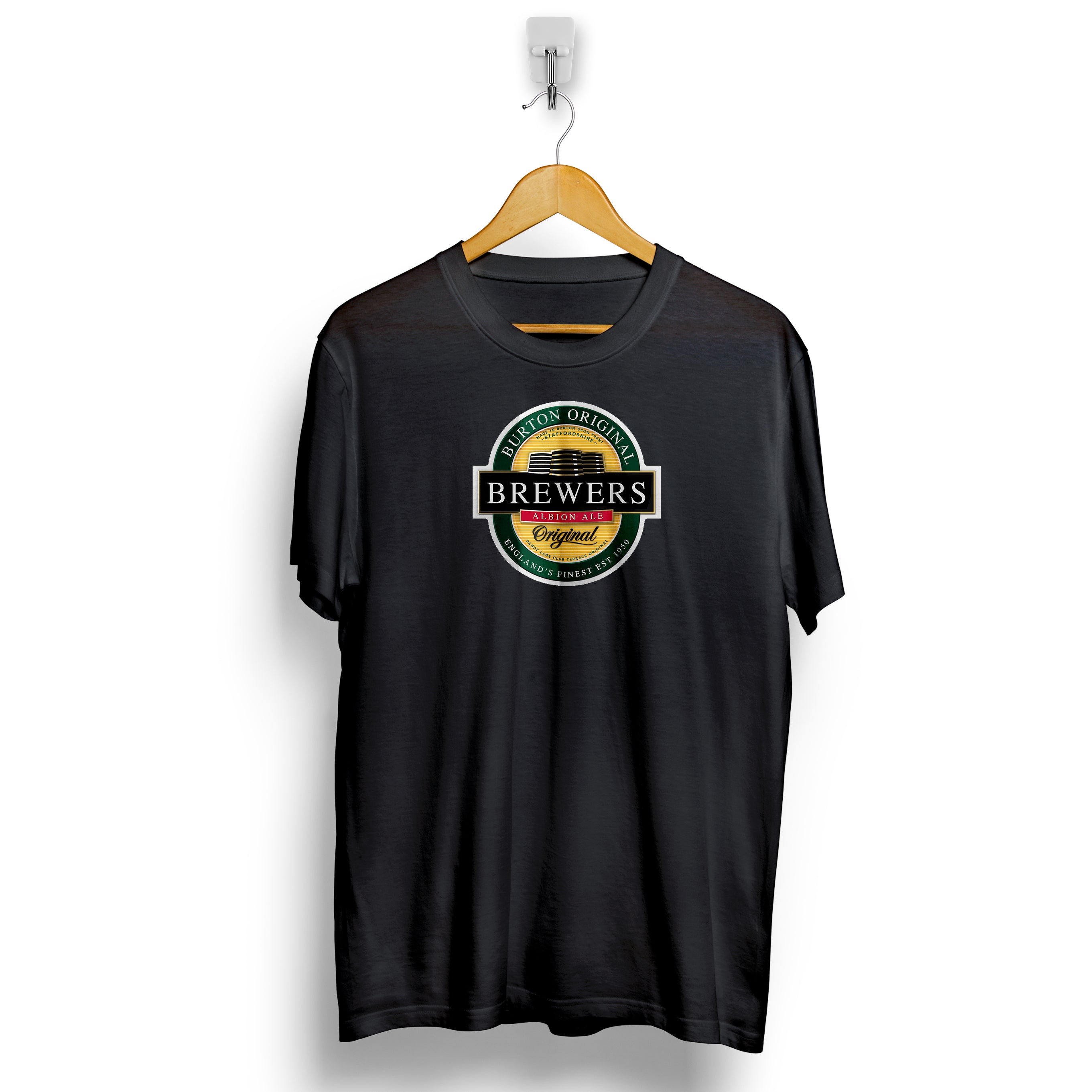 Burton Albion Inspired Brewers Beer Mat Football Awaydays T Shirt