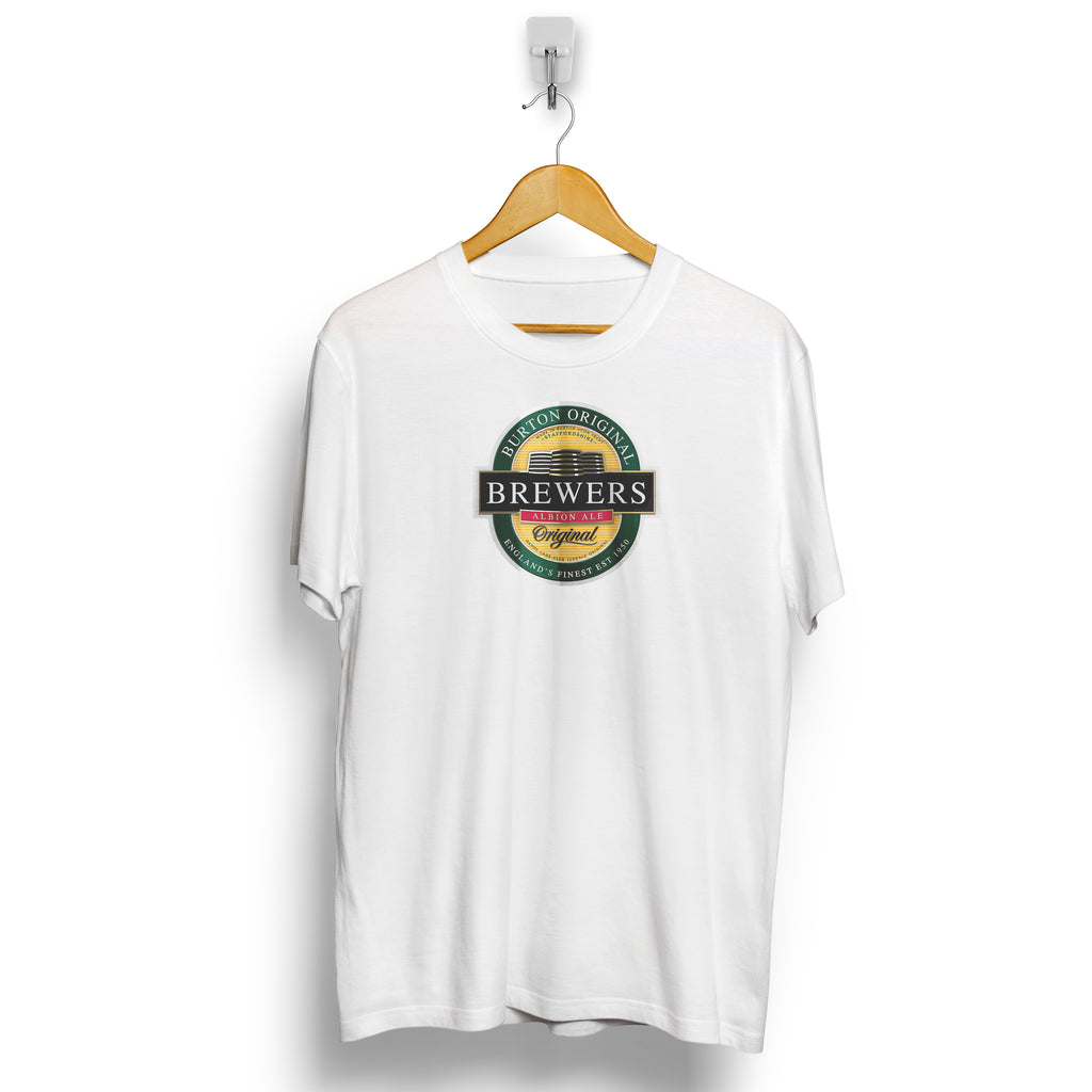 Burton Albion Inspired Brewers Beer Mat Football Awaydays T Shirt