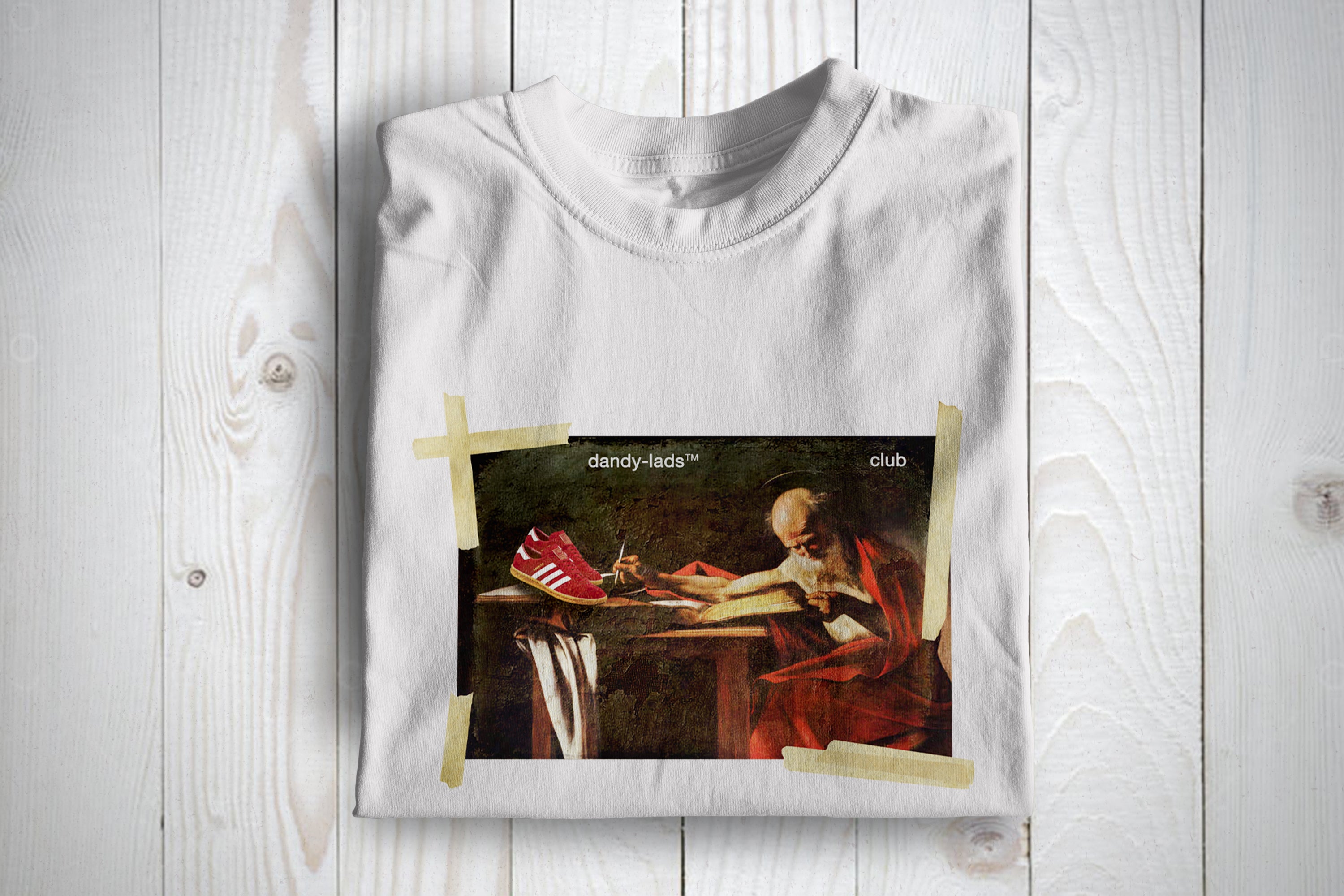 CARAVAGGIO - SAINT JEROME Football Casuals Awaydays T Shirt