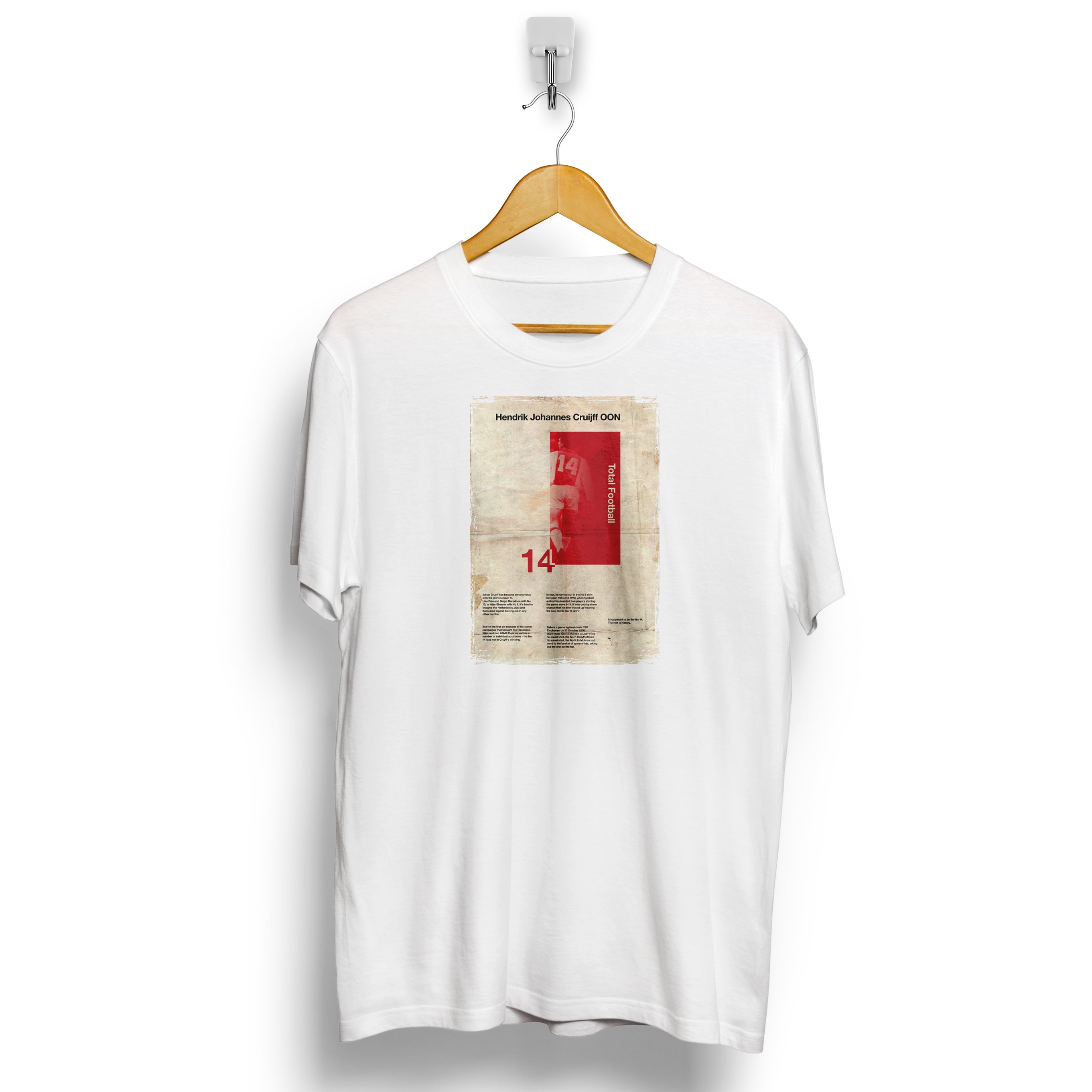 Johan Cruyff History Of The 14 Shirt  T Shirt