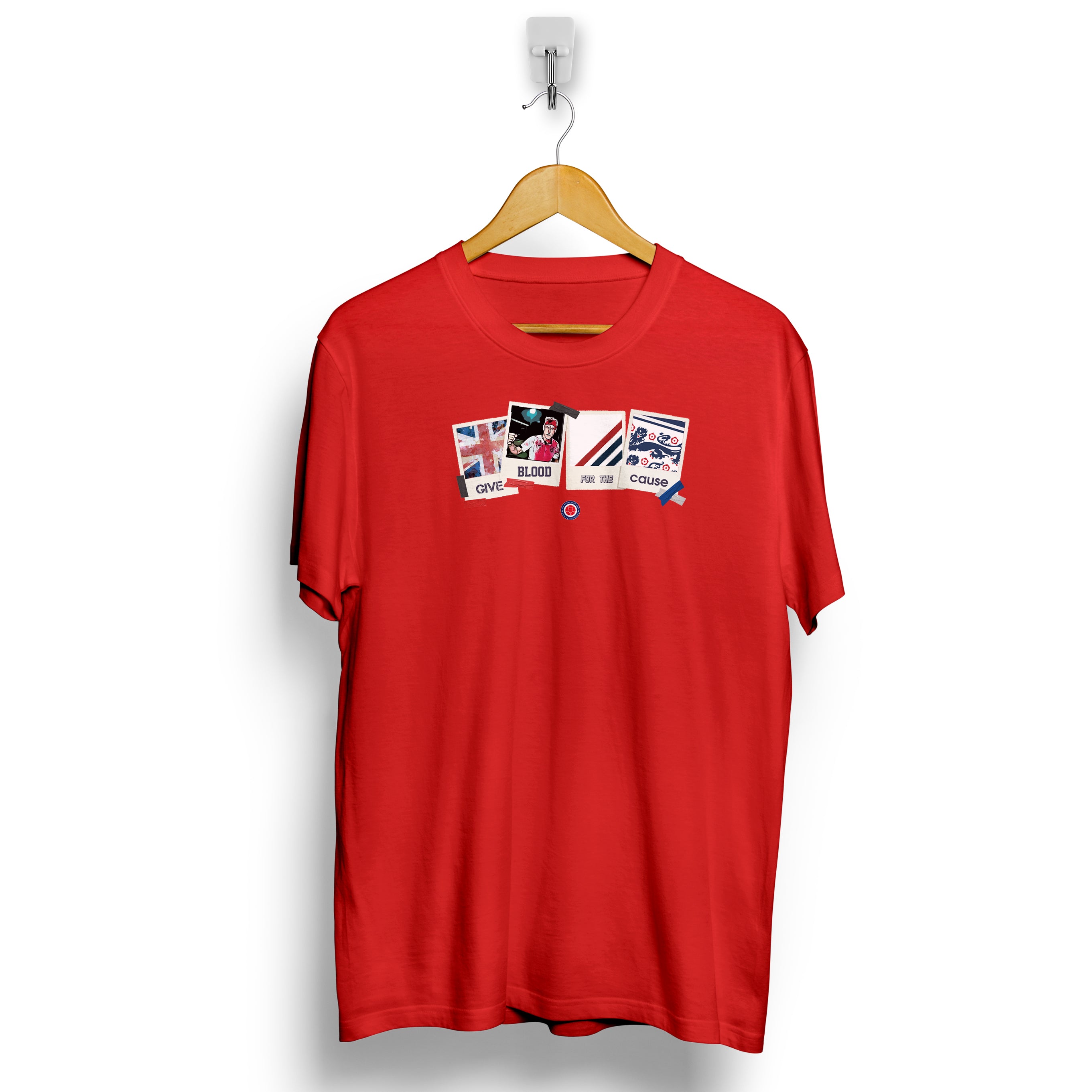 Give Blood For The Cause England Football Casuals Awaydays T Shirt