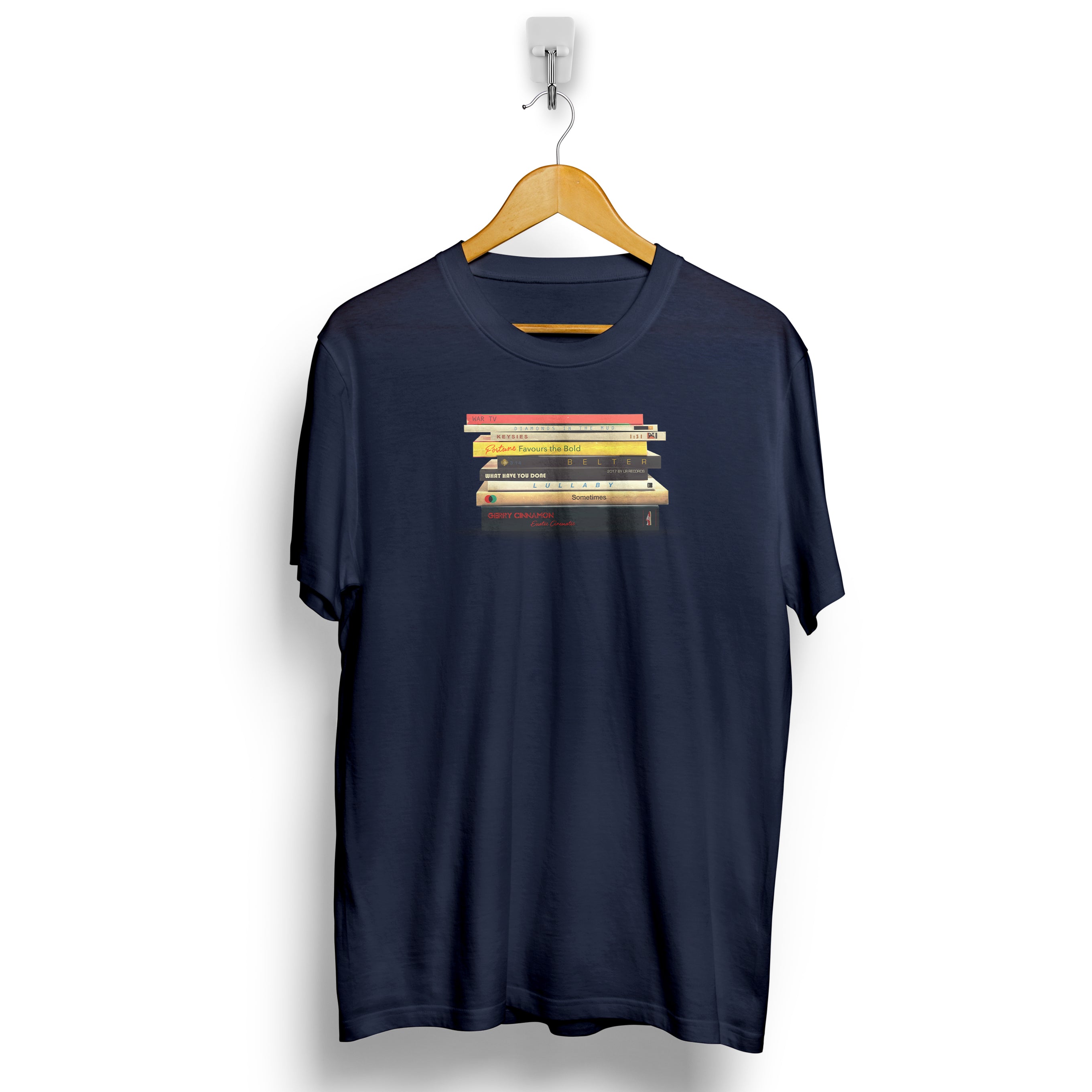 Gerry Cinnamon Inspired Erratic Cinematic In Books T Shirt