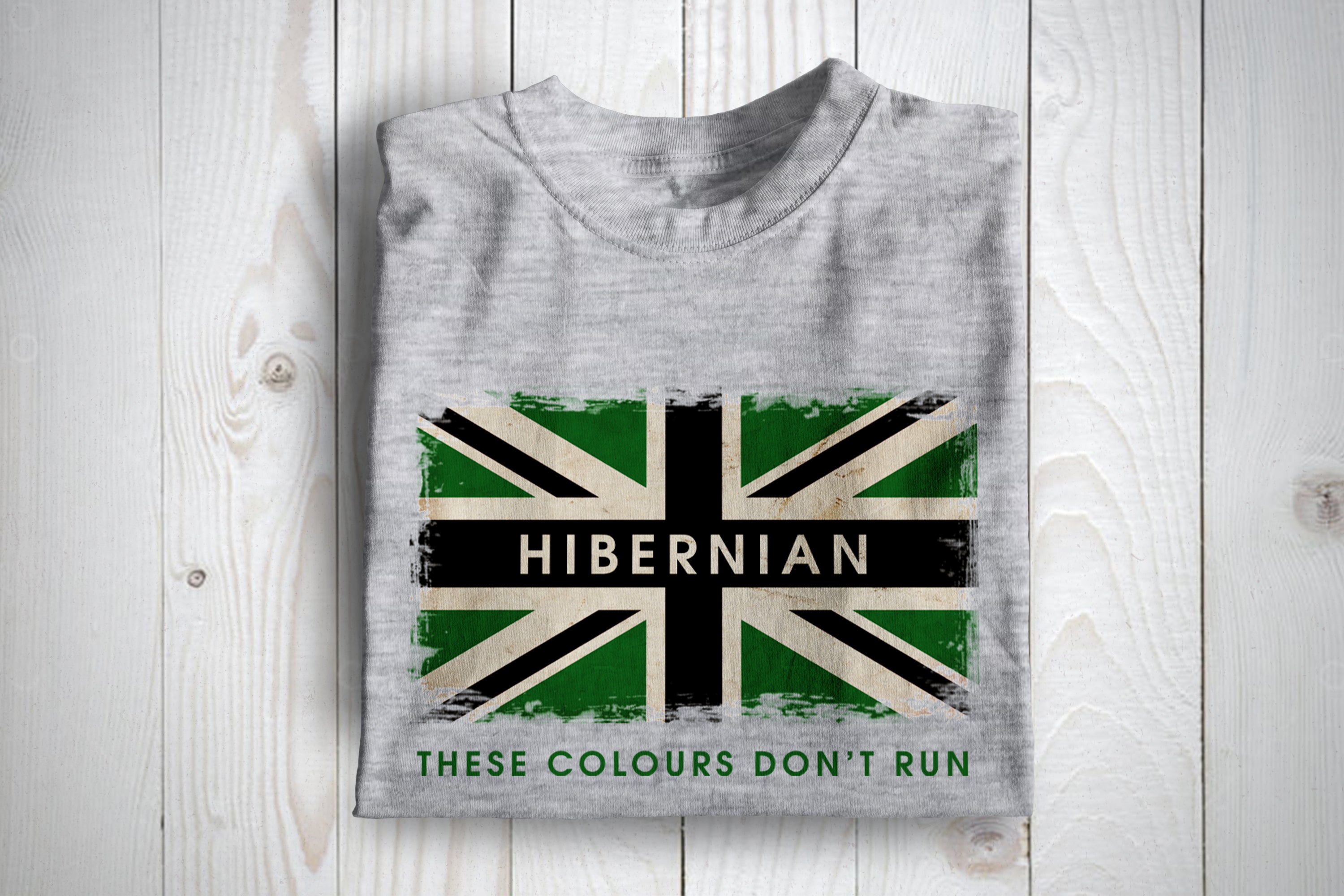 Hibernian These Colours Football Casuals T Shirt