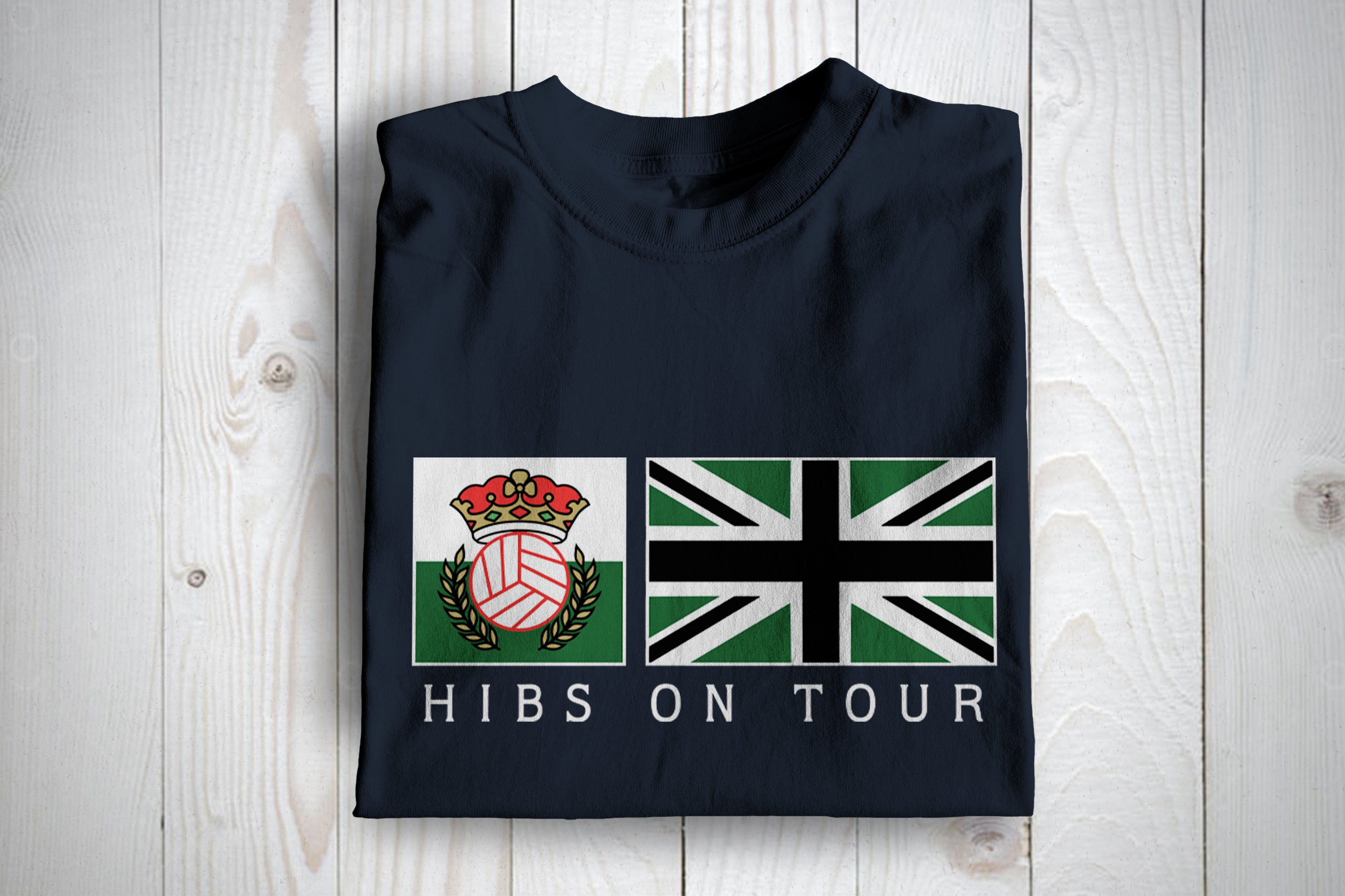 Hibs On Tour Hibernian Football Casuals T Shirt