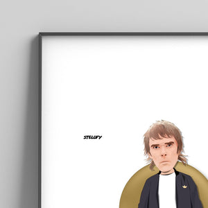 LIMITED EDITION IAN BROWN STELLIFY FINE ART PRINT