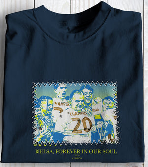 Bielsa  In Our Soul Leeds Football Awaydays  T Shirt