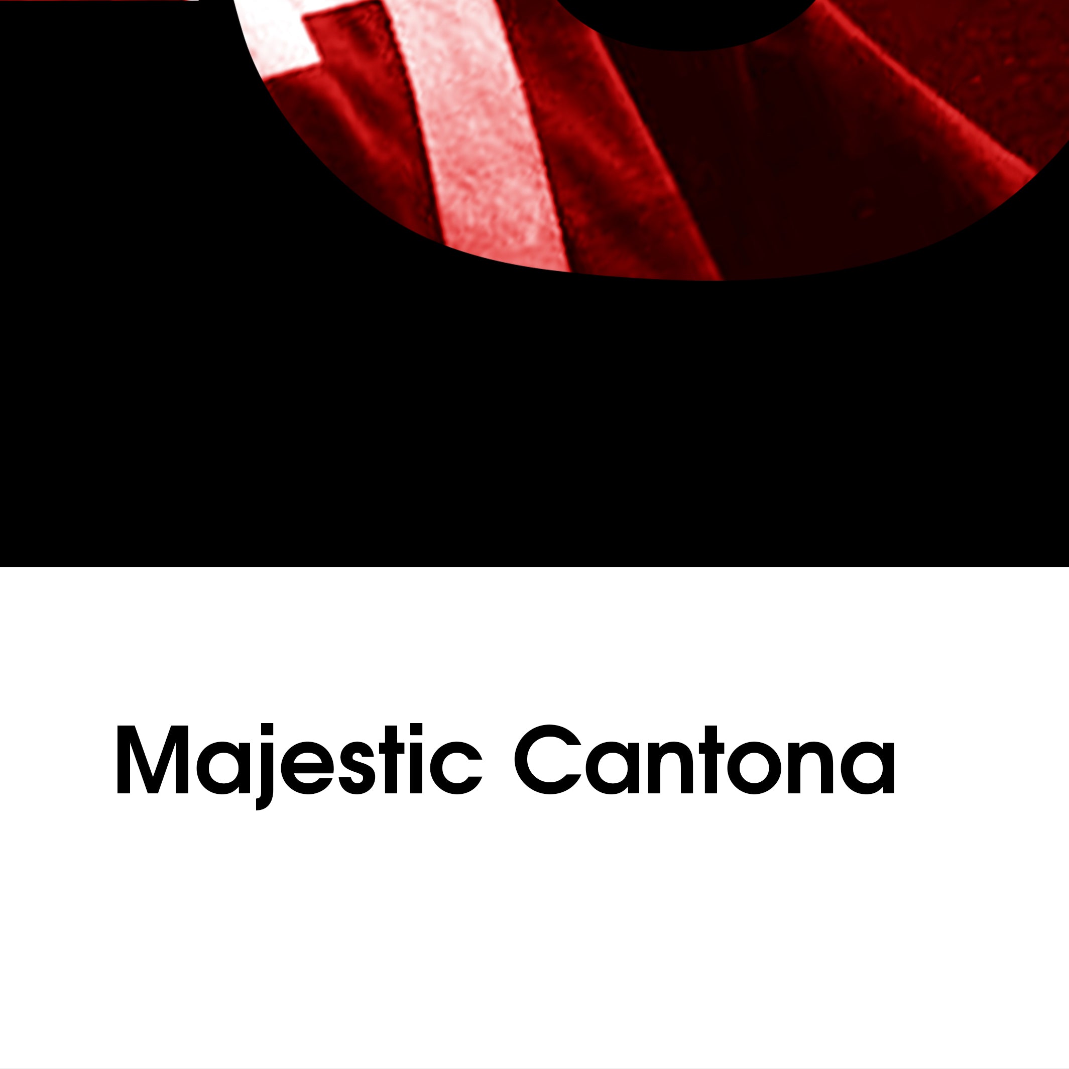 Manchester  Majestic Cantona Fine Art Print