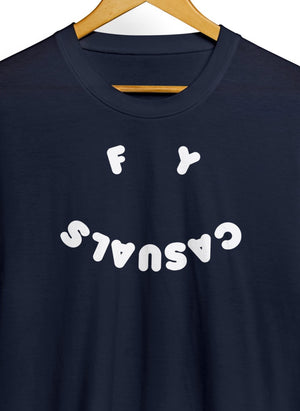 SMILE! Oldham FYC  Football Casuals Awaydays T Shirt