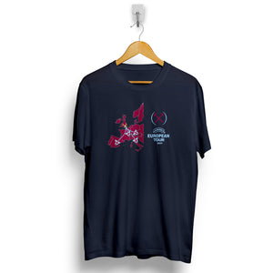 Hammers European Tour 21  Football Awayday T Shirt