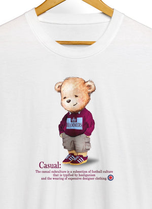 Hammers Casual Bear Football Casuals 80s Dressers Subculture T Shirt