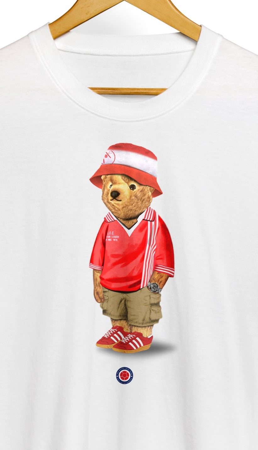 Aberdeen Casual Bear Football Awaydays T Shirt