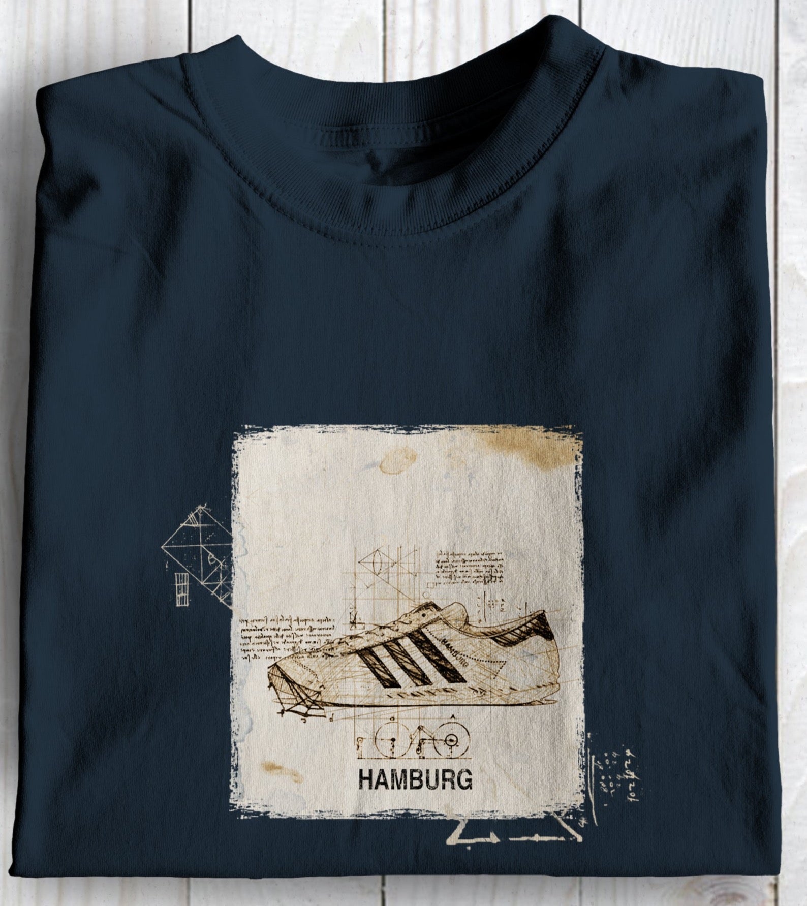 Hamburg DaVinci 80s Football Casuals Subculture Awaydays T Shirt