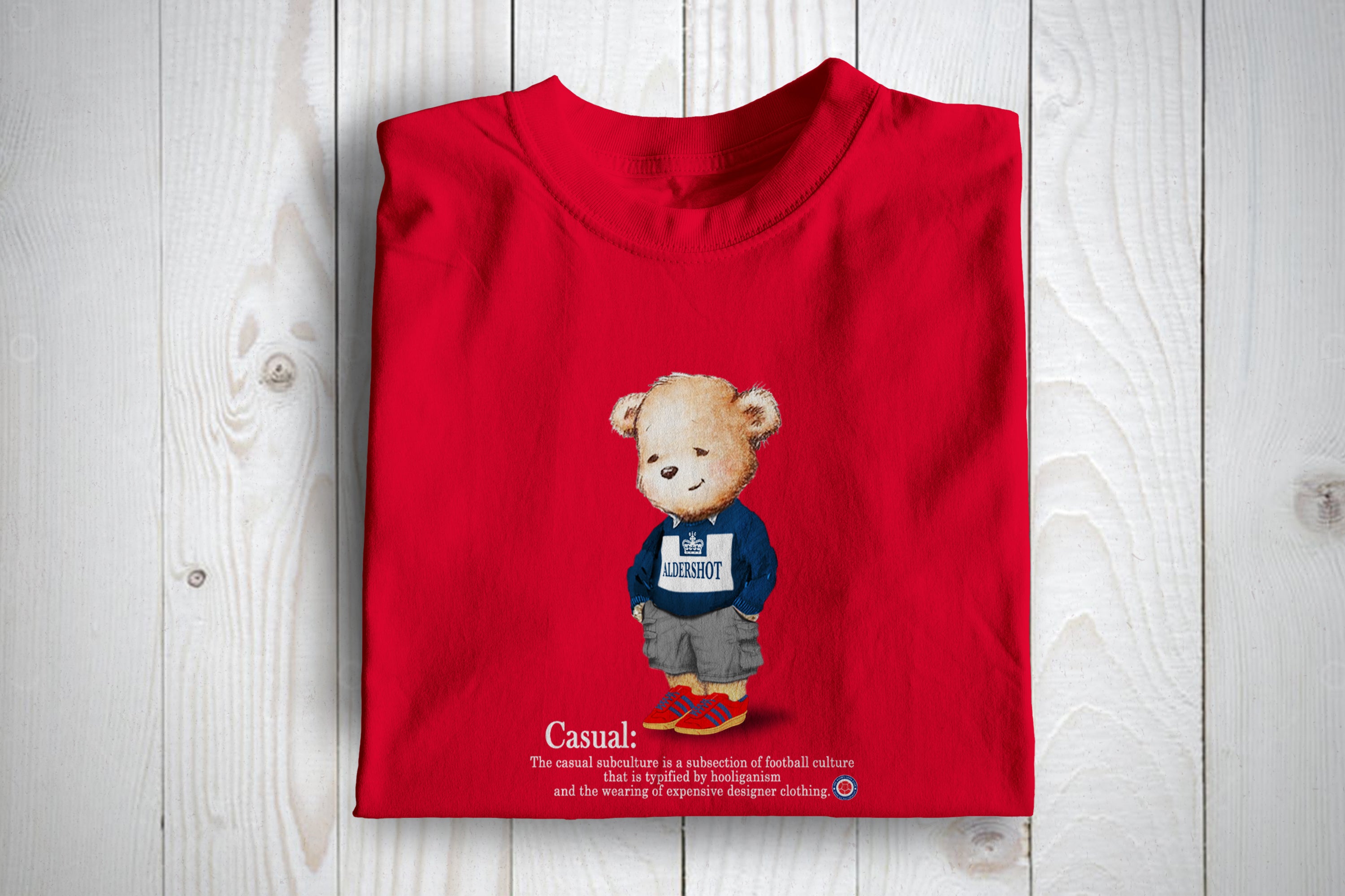 Aldershot Awayday Bear Football Casuals T Shirt