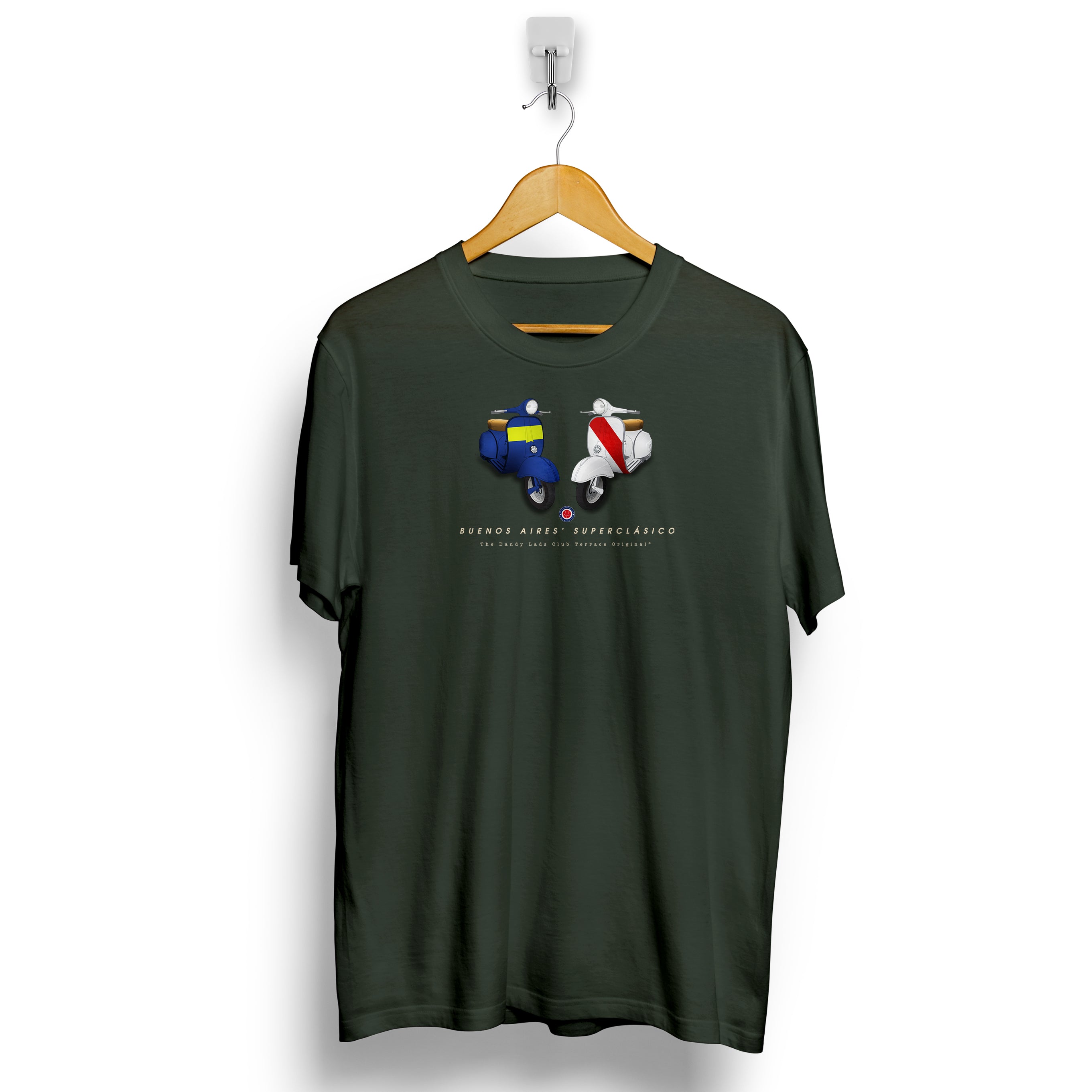 Scooters Of The Superclasico  Football Casuals Awaydays T Shirt