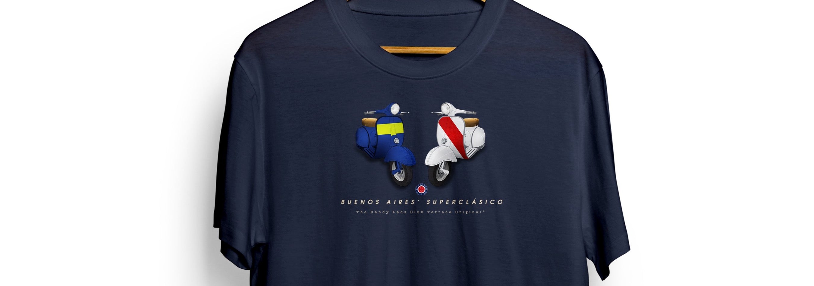 Scooters Of The Superclasico  Football Casuals Awaydays T Shirt