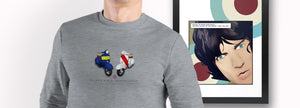 Scooters Of The Superclasico Sweatshirt from The Dandy Lads Club