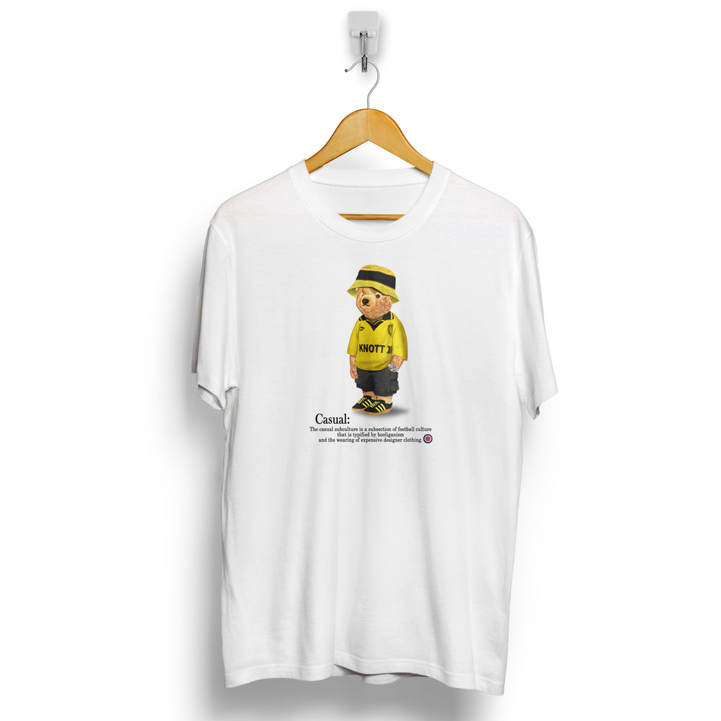 Burton Albion Inspired Casual Bear Football Awaydays T Shirt