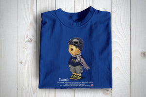 Cardiff Casual Winter Bear Football Awaydays T Shirt