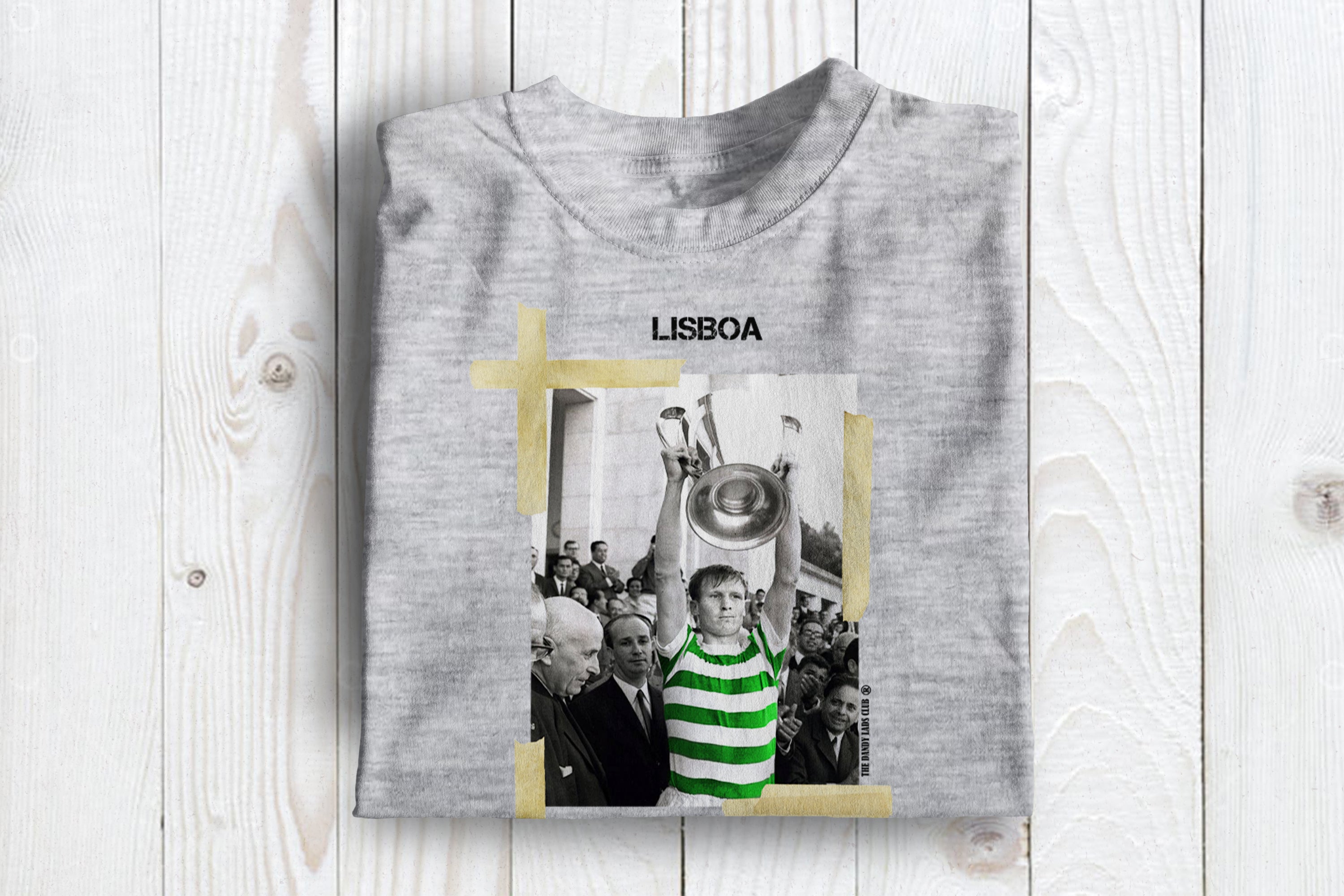 Lisboa Celtic Themed Football Casuals 80s Subculture T Shirt