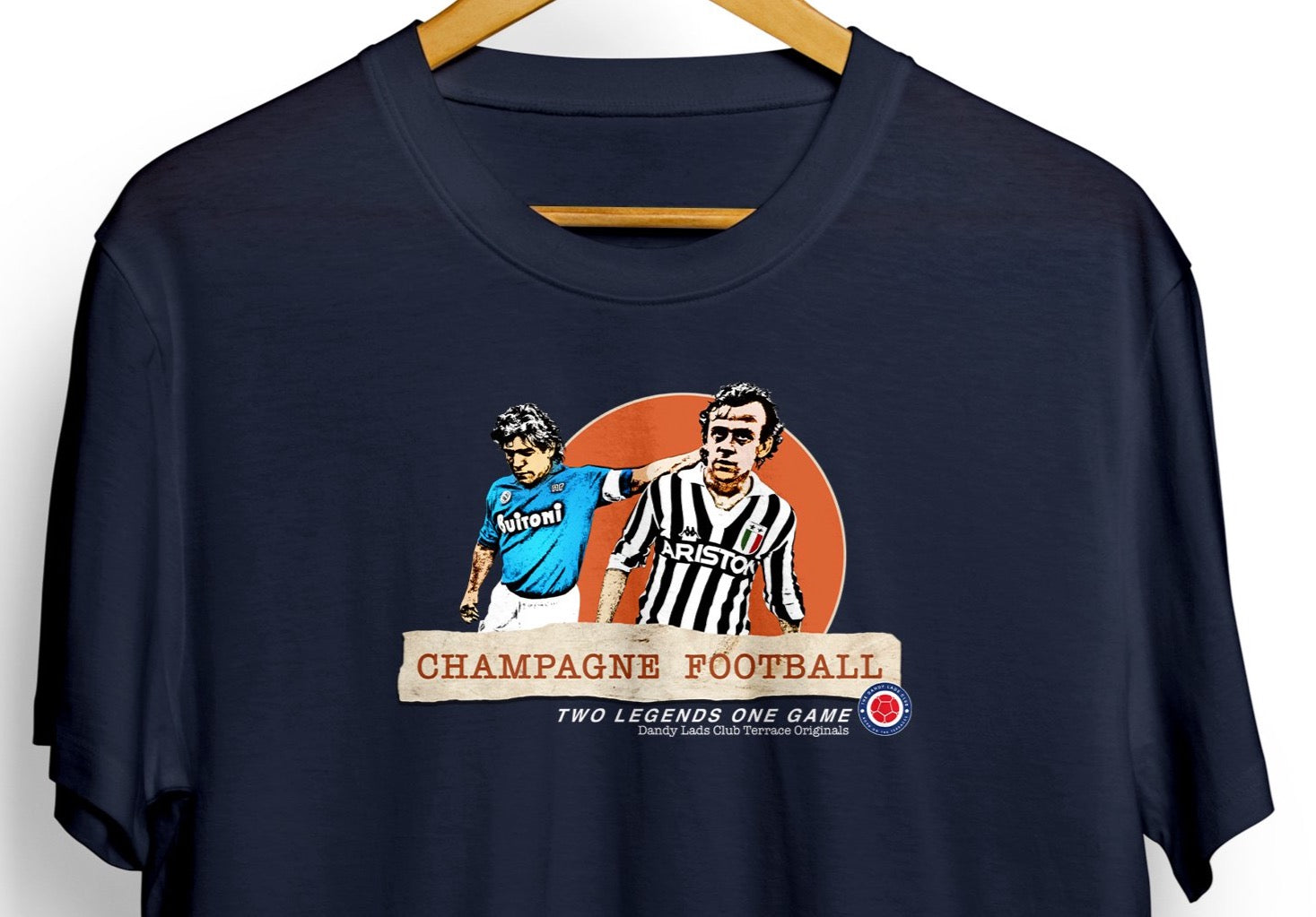 Two Legends One Game Champagne Football Casuals Awaydays T Shirt