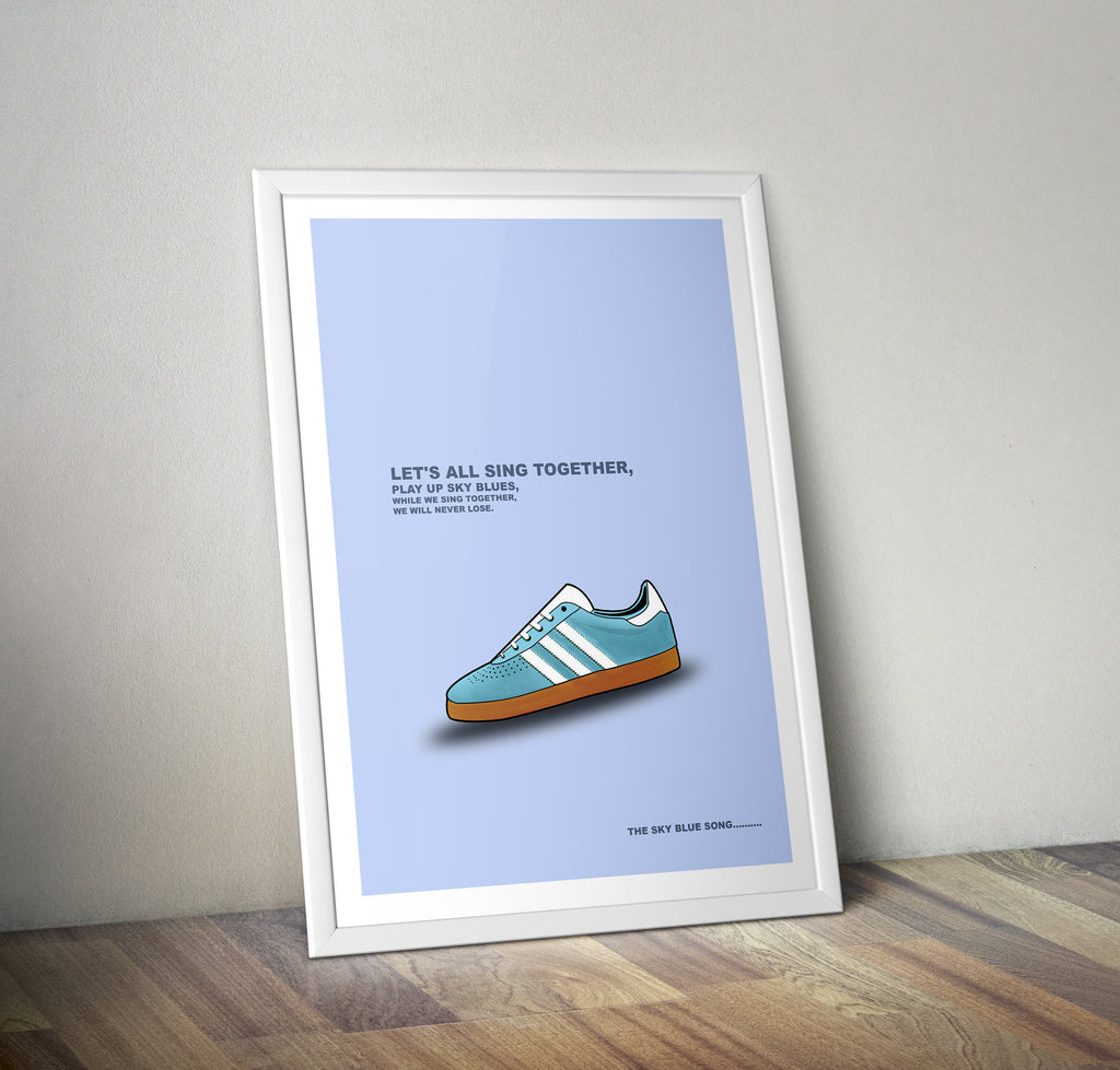 The Sky Blue Song Print
