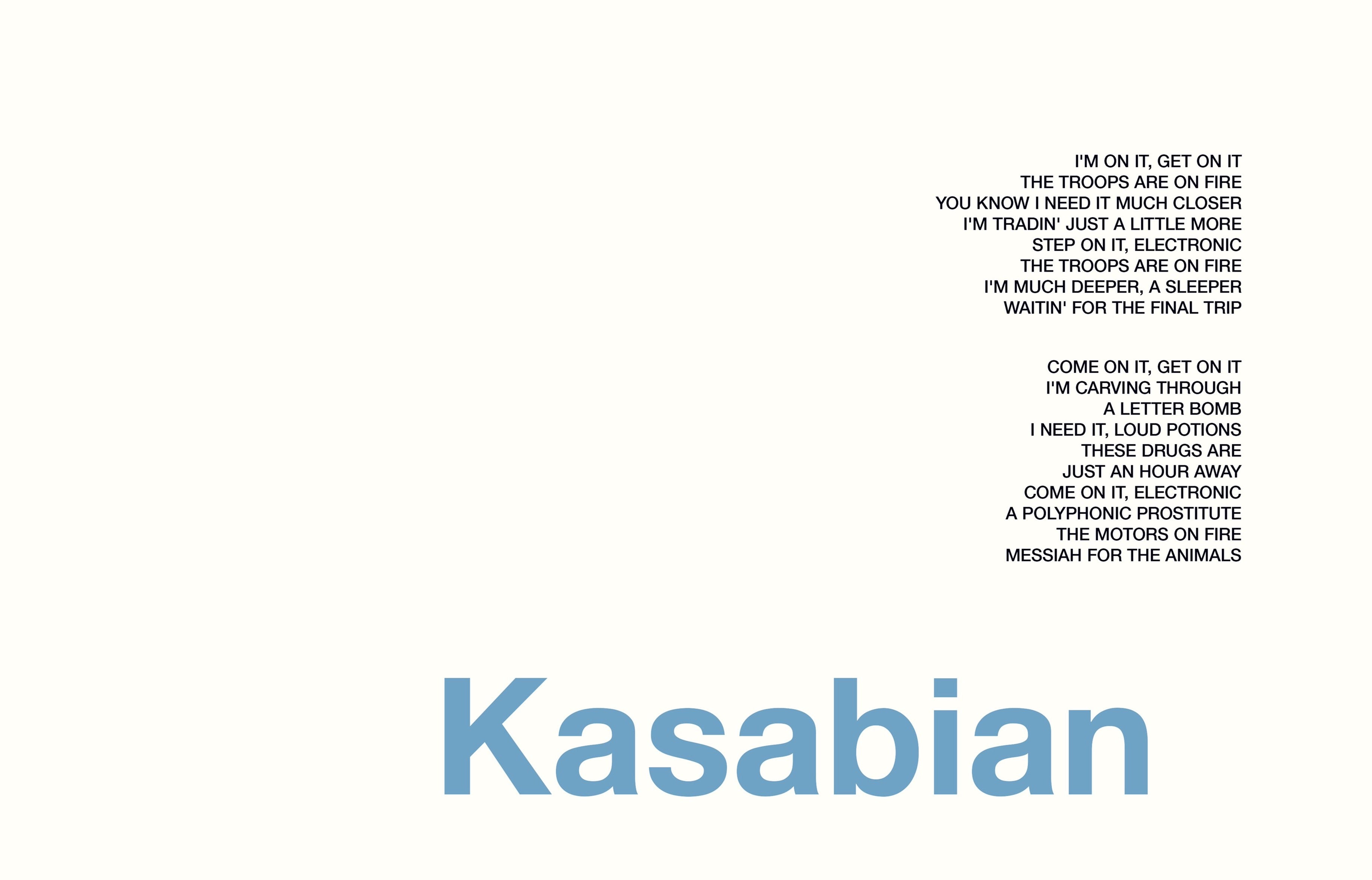 Kasabian LSF Themed Swiss Design Fine Art Print