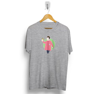 Liam Gallagher The Pink Parka T Shirt