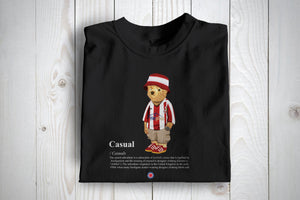 Lincoln Casual Bear Football Awaydays T Shirt.