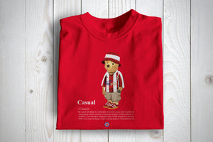 Lincoln Casual Bear Football Awaydays T Shirt.