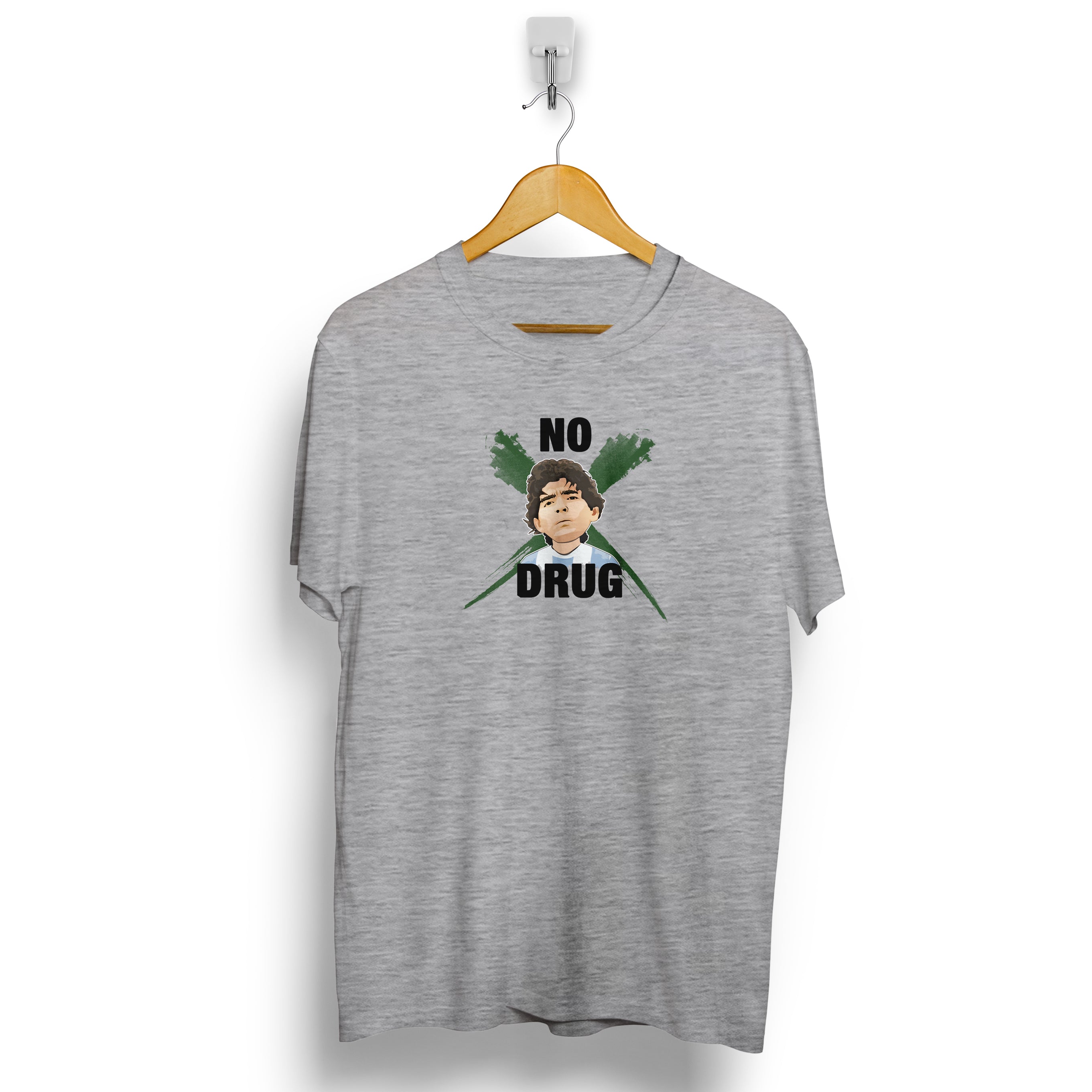 Maradona No Drug Football Casuals Awaydays T Shirt