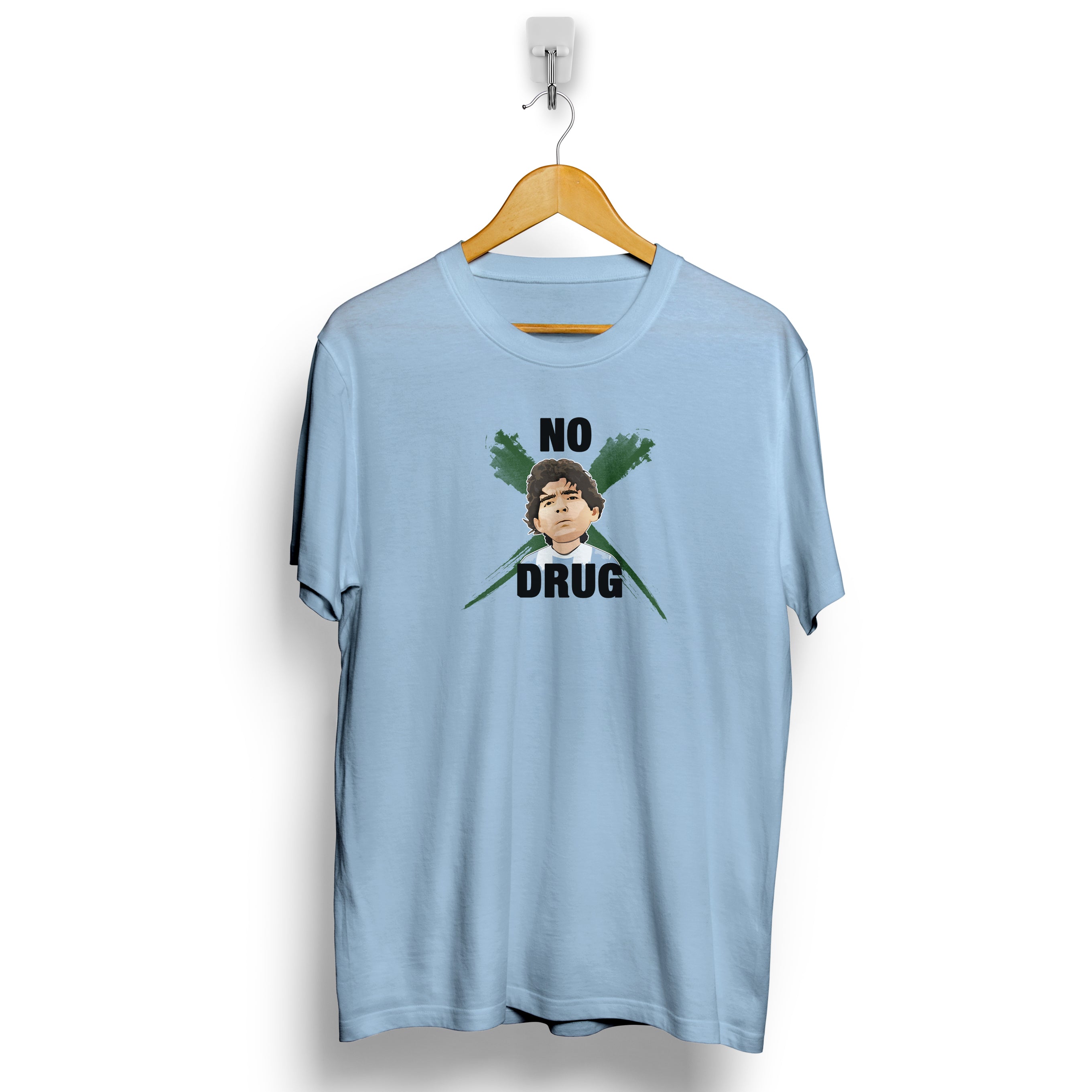 Maradona No Drug Football Casuals Awaydays T Shirt