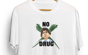 Maradona No Drug Football Casuals Awaydays T Shirt
