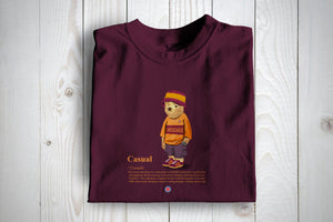 Motherwell Casual Bear Football Awaydays T Shirt