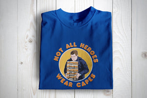 Not All Heroes Wear Capes Football Casuals Awaydays T Shirt