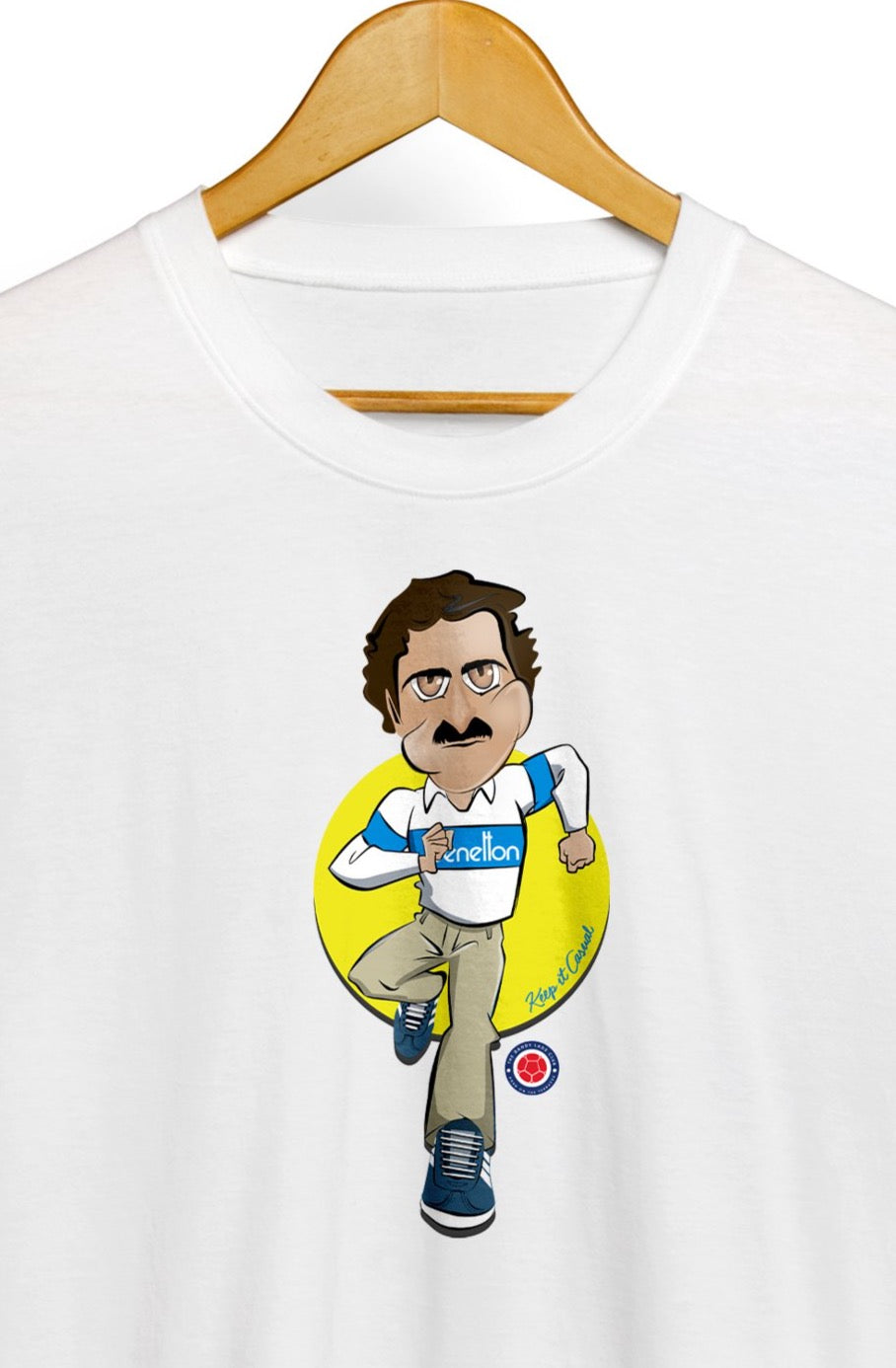 Pablo Escobar Narcos Keep It Casual Awaydays T Shirt