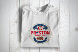 Preston Beer Mat Football Casuals 80s  Subculture Awaydays T Shirt