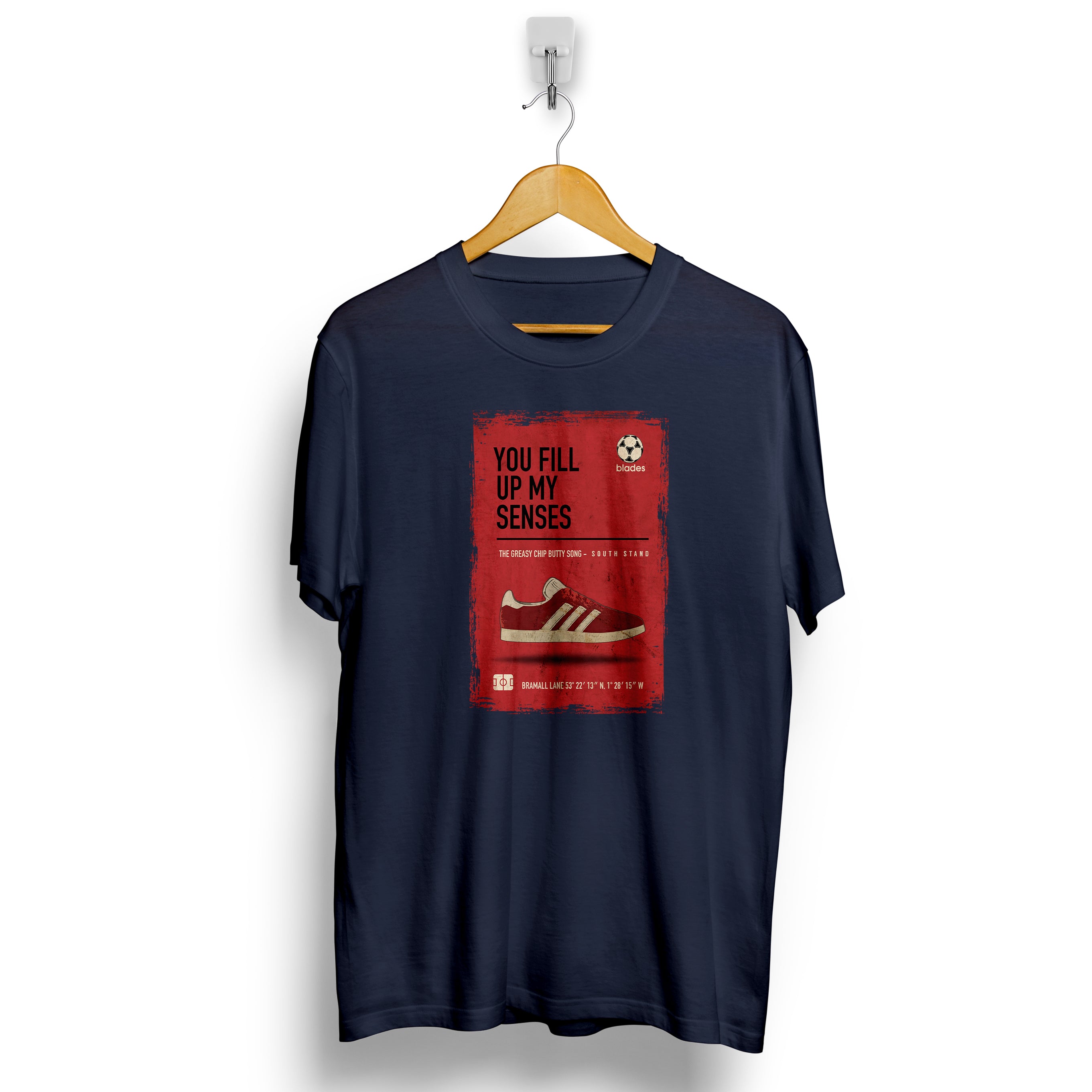 Sheffield Greasy Chip Butty Football Casuals T Shirt.